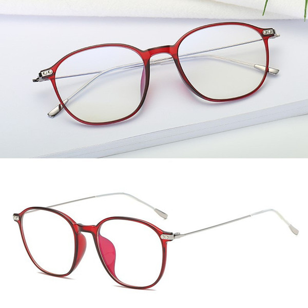 TR90 Metal Alloy Glasses Frame Men Myopia Eye Glass Prescription Eyeglasses 2019 Transparent Screwless Optical Frames Eyewear