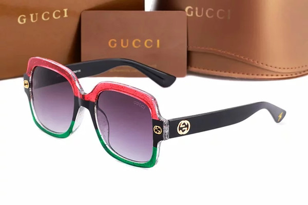 G0086 TOP brand Sunglasses with LOGO For Men Women Metal Frame Polarized Men sunglasses bee Driving Sun Glasse Free shipping