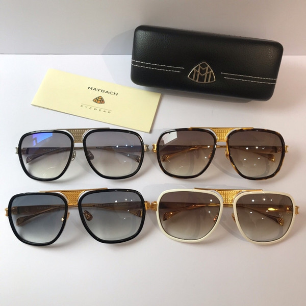 Top luxury K gold men eyewear THE PREMIERcar brand Maybach designer glasses pilot itanium frame top quantity