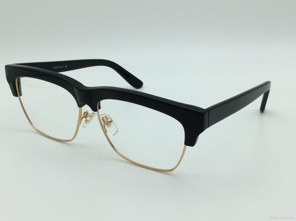 medusa glasses prescription eyewear frame vintage frame men brand designer eyeglasses semi-rimless frame face logo original case