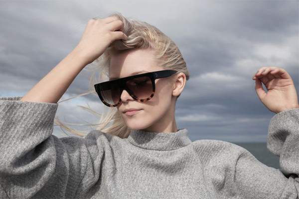 Fashion Unsex Sunglasses Cat Eyes Prevent UV400 Framed Glasses Top Quality vintage Metal Retro Style Rivet Eye Wearring