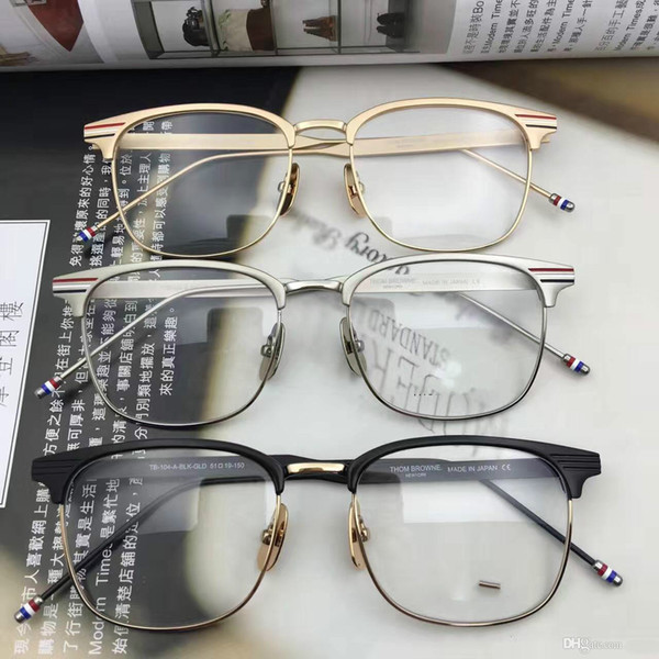 Brand Designer-2018 brand Metal Titanium eyewear TB104 Eyeglasses Frames Myopia reading Optical Frame speatacle glasses frame for men