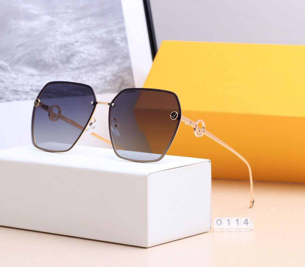 2019 Popular New arrival brand sunglasses for men women buffalo horn glasses rimless tom sunglasses ford with box case lunettes belt gg 0134
