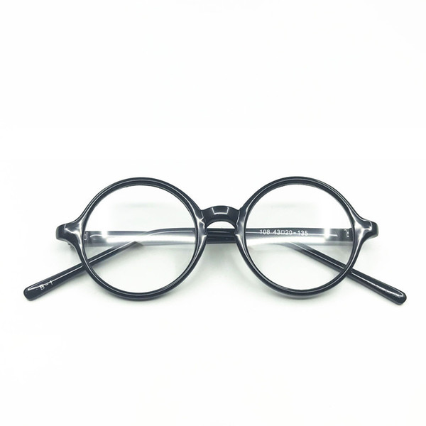 Vintage Round Eyewear Frames Women Men Clear Lens Eyeglasses Optical Spectacles Frames Prescription Myopia Glasses