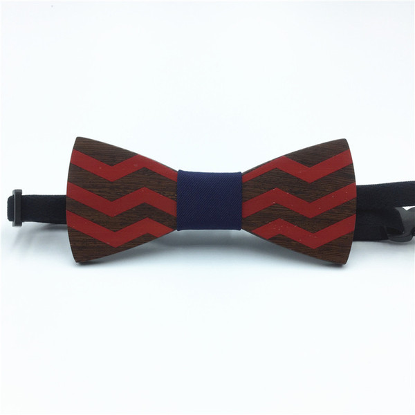 christmas 2017 New Arrival Wood Bow Tie For Men Classic Wooden Bowties Neckwear Butterfly Wedding Cravats Accessories Bowknot
