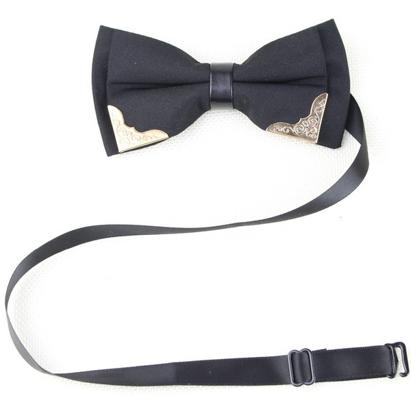 Solid Fashion Bowties Groom Mens Kingly Plaid Double Deck Cravat For Men Butterfly Bling Male Marriage Wedding Bow Ties