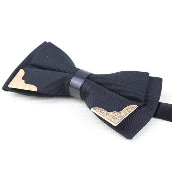 Solid Fashion Bowties Groom Mens Kingly Plaid Double Deck Cravat For Men Butterfly Bling Male Marriage Wedding Bow Ties