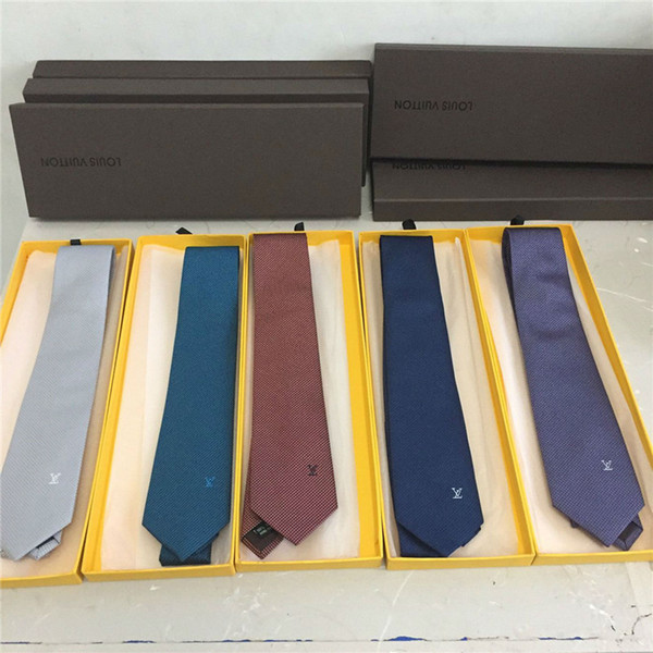 100% silk business tie men fashion fashion casual 7 cm vintage luxury designer tie brand box packaging