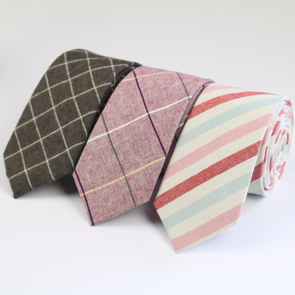 Commercial Cotton Tie Classical Color Patchwork Stitching Necktie Lovely Rainbow Mens Narrow Neckties Designer Handmade Ties