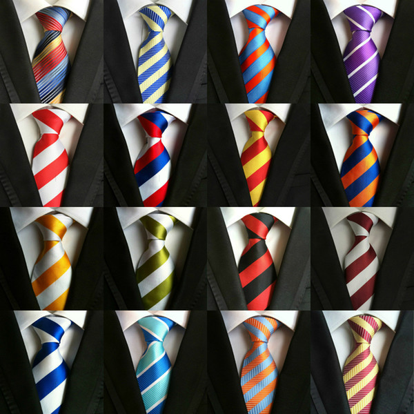 8cm Men Paisley Tie Fashion Classic Silk Tie Handmade Wedding Neckties Mens Business Ties Stripes Plaids Dots