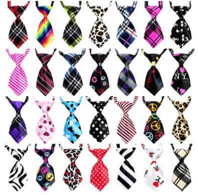 Adjustable Pet Necktie Dog Tie Cat Ties Lovely Adorable Grooming Silk Tie Necktie Pet Neckties 200 pcs