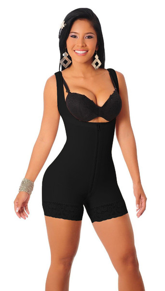 Plus Size High Quality Body Slimming Shapewear Full Body Zipper Shaper for women