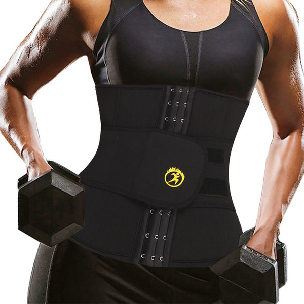 NINGMI Hot Shaper Waist Trainer for Women Neoprene Sweat Shirt Weight Loss Tank Top Corset Belt with Pocket Slimming Belly Strap