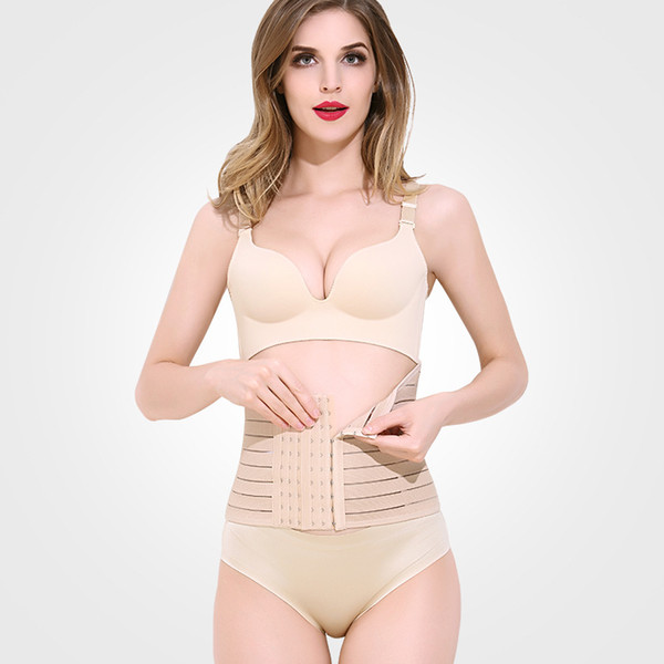 QWEEK Women Shaper Binder Waist Trainer Corset Modeling Strap Women Body Shapewear Shaper Tummy Cinchers Shapers Girdle Slimming
