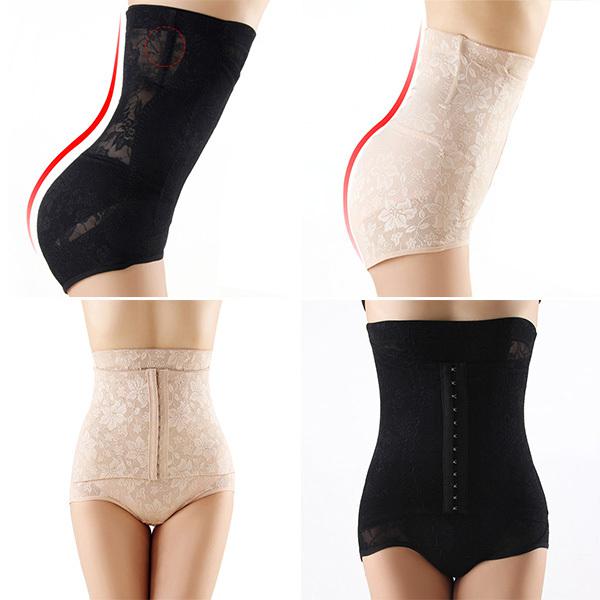 Wholesale-Factory Price! Womens Body Shaper High Waist Shorts Tummy Control Lift Hip Shapewear Adjustable