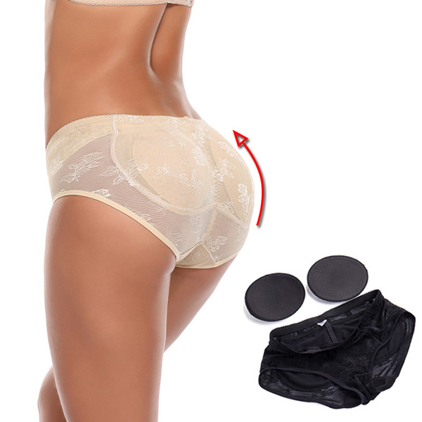Miss Moly Padded Panties Booty Enhancer Invisible Butt Liftter Body Shaper Female Hip Liftting Pads Seamless Push Up Underwear