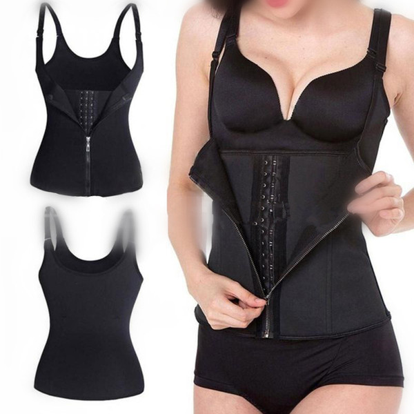 Women Slimming Corsets Zipper Abdomen Control Belly Reducer Body Shapers Adjustable Shapewear Modeling Strap Belts Underwear