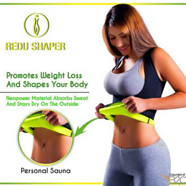 Wholesale-2016 women Neoprene breast care abdomen fat burning fitness body girly stretch yuga exercise vest Hot Slimming Shaper Top