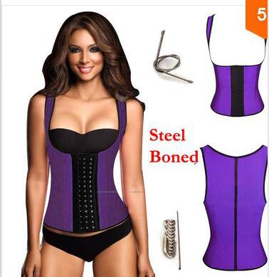 Corset Shapewear Women Shapewear Steel Boned Black Waist Trainer Sport Waist Cinchers Underbust Waist Cinchers trainers Corset Belt S-3XL