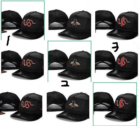 Snake Cap Tigers Snapback Baseball Caps Leisure Hats Bee Snapbacks Hats outdoor golf sports hat for men women