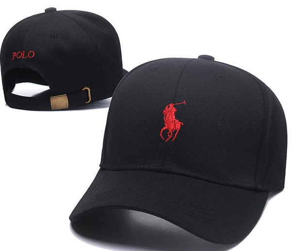 2018 New Arrival Cheap wholesale outdoor leisure cartoon bear the new polo black baseball cap hockey gorras retro fashion casquette bone hat