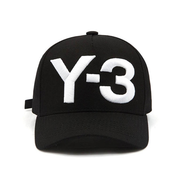 Fashion Y-3 Pure Cotton Peaked hip hop Baseball Caps Embroidered Letter Adjustable men women Casual Snapbacks Sport visor gorras hats