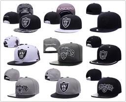 Wholesale Black Adjustable Embroidery Oakland Raider Snapback Hats Outdoor Summer Men Basketball Caps Sun Visors Cheap Women Basketball Cap