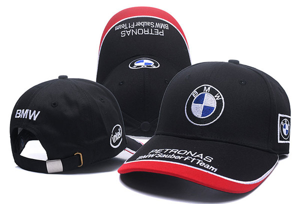 2018 New BMW adjustable F1 cap snapback hats baseball caps for men women sport hip hop mens womens bone gorras free shipping