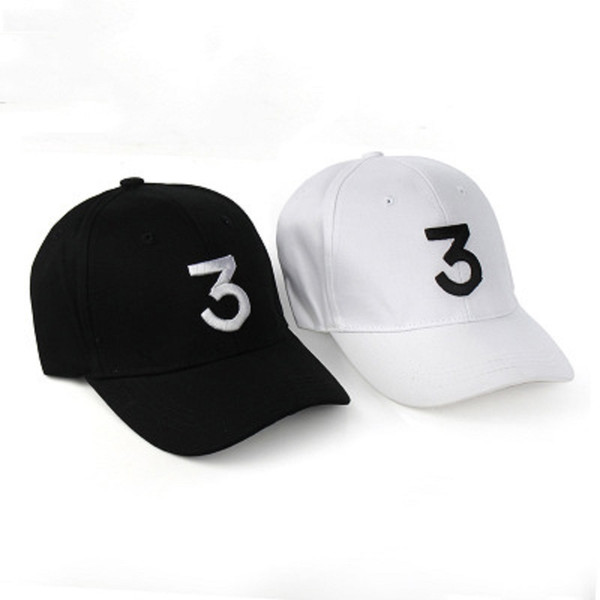 Chance 3 F1 Rapper Baseball Cap Letter Embroidery Snapback Caps Men Women Hip Hop Hat Street Fashion Gothic Gorro