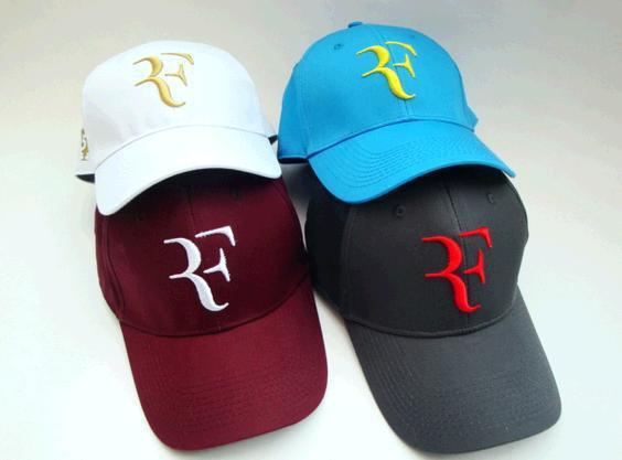 Tennis Cap Wholesale-Roger federer tennis hats wimbledon RF tennis hat baseball cap han edition hat sun hat