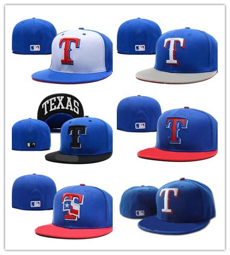 Wholesale 2018 Top Selling New Hats Fitted Caps Baseball Hat Back Color Texas All Size Mix Match Order All Caps High Quality Hat