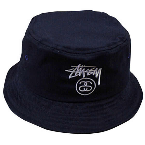 Wholesale-2015 Summer Fashion Brand Woolen Bucket Hat Sun Striped HipHop Fisherman Cap Camouflage