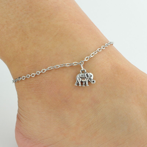 Barefoot Sandals Enkelbandje Elephant Summer Boho Beach Foot Jewelry Beach Anklet Ankle Bracelet Anklets for Women Barefoot