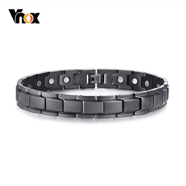 wholesale Bio Energy  Magnetic Anklet for Men Stainless Steel Therapy Healing Jewelry