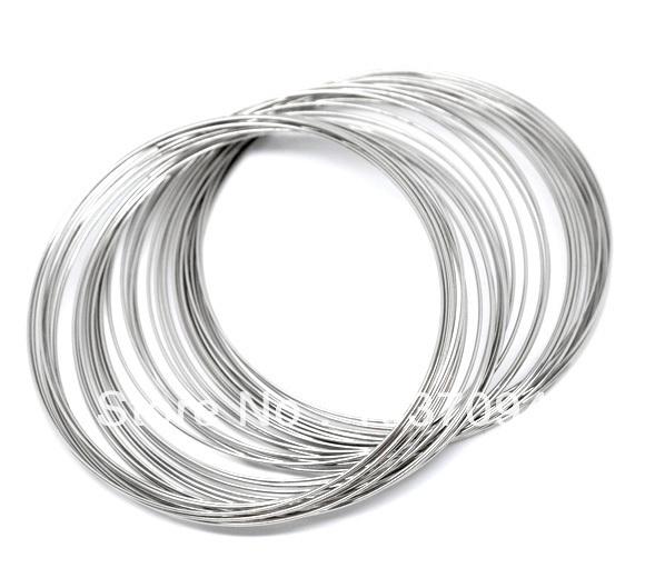 200 Loops Memory Beading Wire 0.6mm for Bracelet 60mm-65mm Dia. order<$18 no tracking