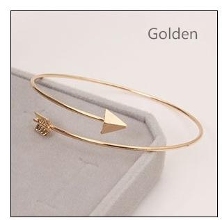 European and American explosive accessories, rose gold alloy arrows open bracelet, female manufacturer bulk sales free shipping