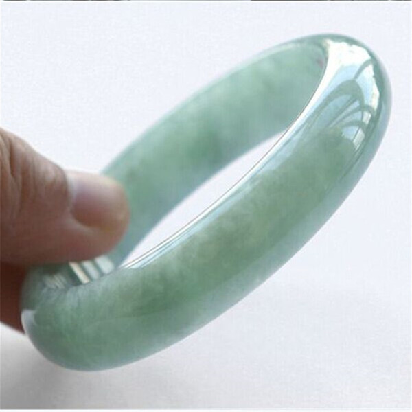 Natural Jade Bracelet The width is about 12mm-15mm, the diameter of 52mm-65mm Free shipping