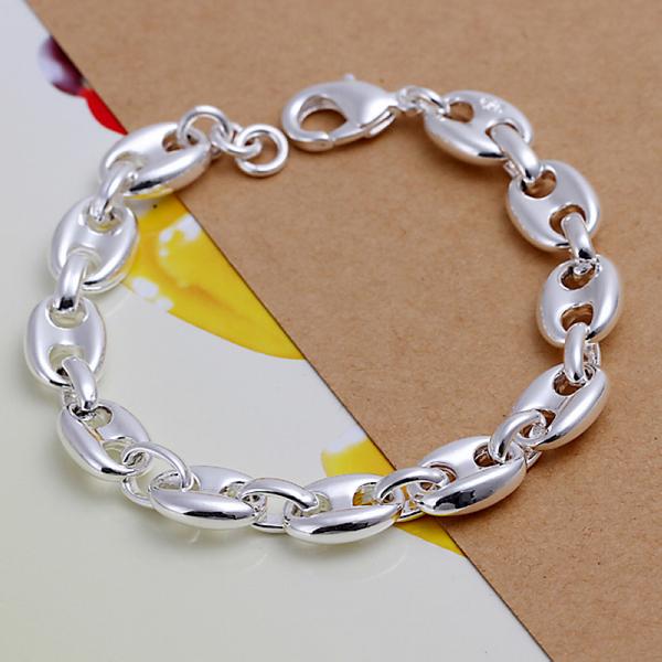 Hot sale best gift 925 silver Full 8 word bracelet DFMCH133, brand new fashion 925 sterling silver Chain link bracelets