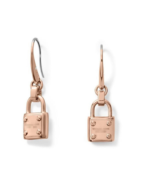 3 Colors Lock Shape Earring Luxury Brand Designer Jewelry Women Earrings Stud Earrings Jewelry Dangle Chandelier Christmas