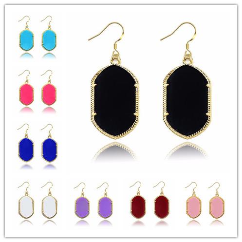 Hot Kite Earring, Durzy Gold and Silver Plated, Original Geometry Stone, Cute gift for women, Free Shipping and hign quality