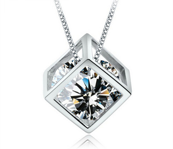 Wholesale Fine Jewelry Silver Pendant 100% Guaranteed Solid 925 Sterling Silver Pendant With Cubic Zirconia