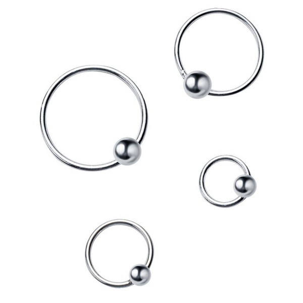 Wholesale Round Hoop Earrings 100% Guaranteed Solid 925 Sterling Silver Earrings yh5300