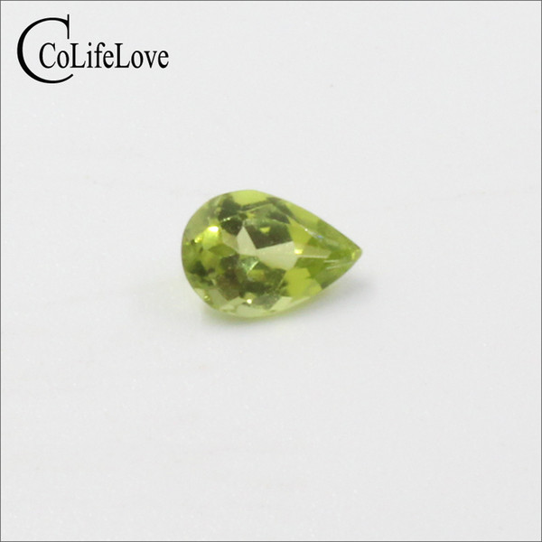 VVS grade Pear cut peridot loose gemstone 100% real natural peridot oval cut