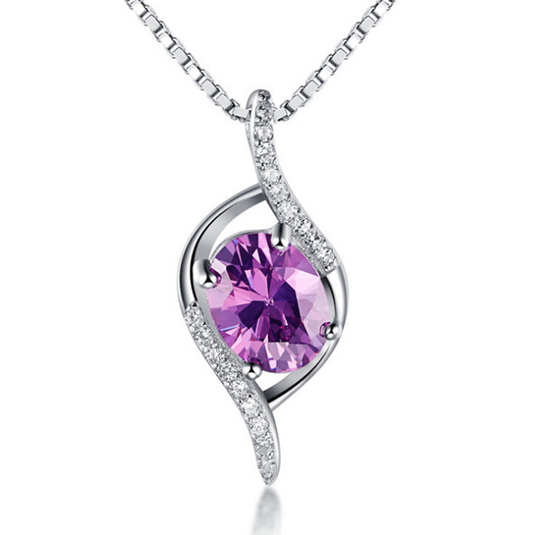 Wholesale Fine Jewelry Silver Pendant 100% Guaranteed Solid 925 Sterling Silver Pendant With White Cubic Zirconia yh4358