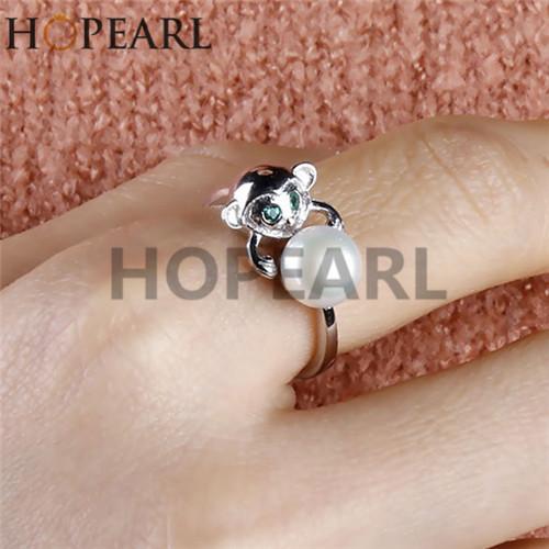 ring accessory cute monkey designs solid sterling silver creative hot animal ring findings for women girls