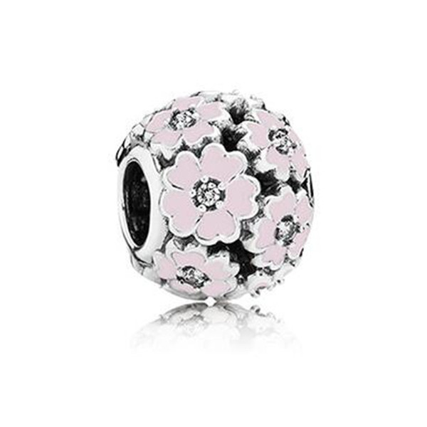 WinTion PAN 100% S925 sterling silver new bracelet beads, original charm fashion trend pink cherry grass female gift beads