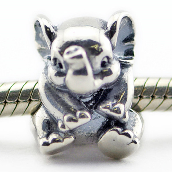 Lucky Elephant 2016 Summer 100% 925 Sterling Silver Bead Fit Pandora Bracelet Fashion Jewelry DIY Charm Brand