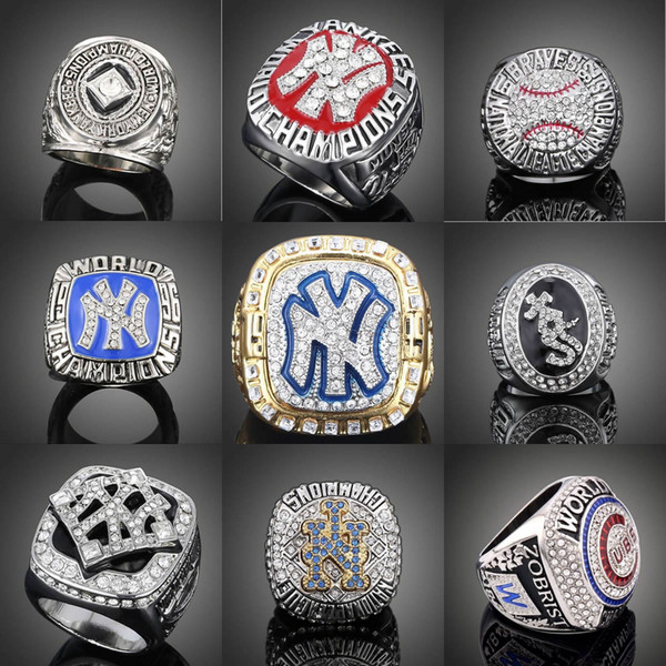 Free Shipping High Quality Heavy Solid 1936-2017 World Series National Championship Ring Sport Fan Best Gift Men Jewelry Wholesale