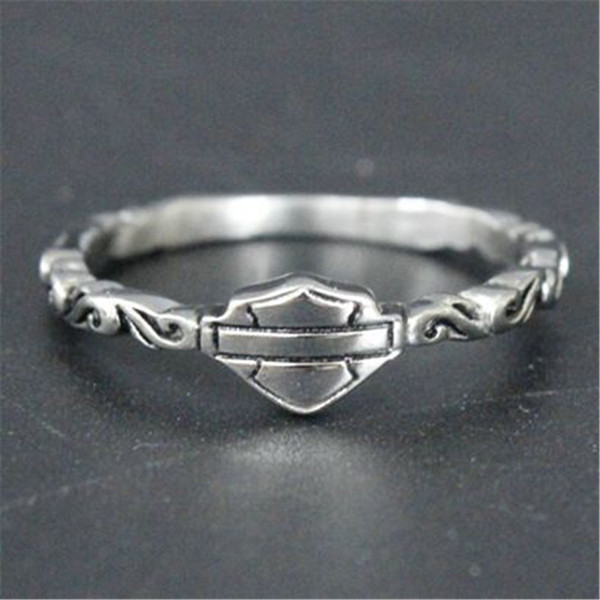 5pcs/lot Size 5-9 Biker Style Lady Girls Ring 316L Stainless Steel Fashion Jewelry Popular Hot Selling Motorcycles Ring