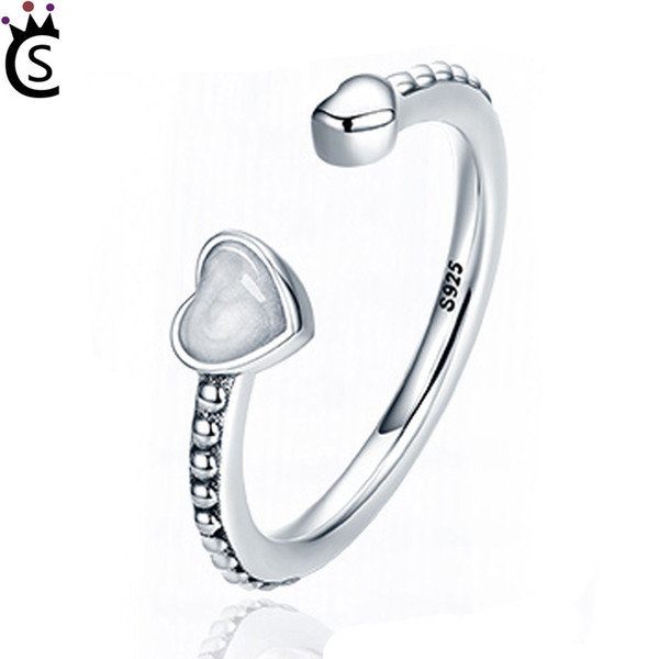 2018 New Copper Pandora Ring Heart S 925 Sterling Silver Ring finger Joint For Women Wedding Jewelry Set Fashion Bride lover Jewelry Sets